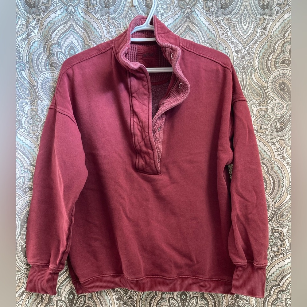 AE- Aeries Getaway Quarter snap Sweatshirt